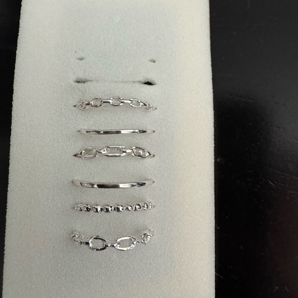 Silver Ring Set - Picture 2 of 2